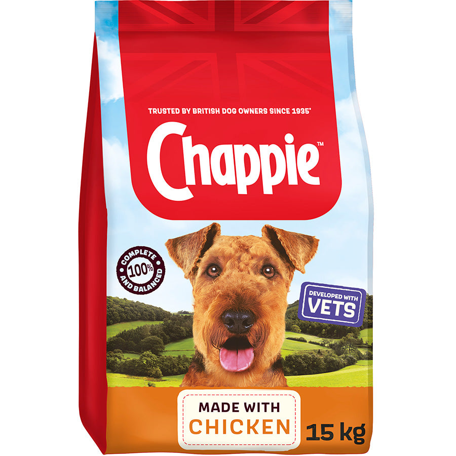 Chappie Adult Dog Food with Chicken and Wholegrain Cereal