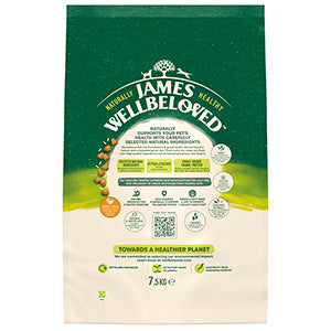 James Wellbeloved Adult Turkey and Rice 7.5 kg