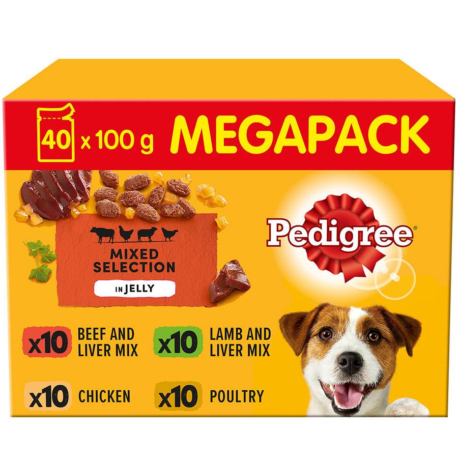 Pedigree Wet Adult Dog Food Mixed In Jelly