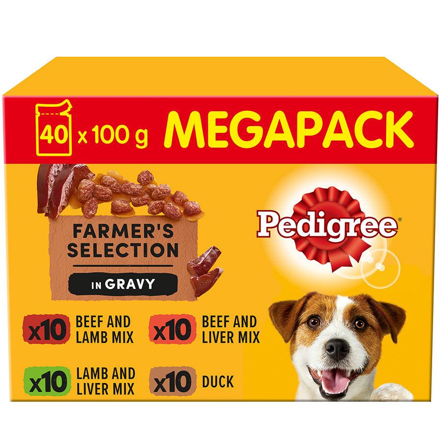 Pedigree Wet Adult Dog Food Mixed In Gravy