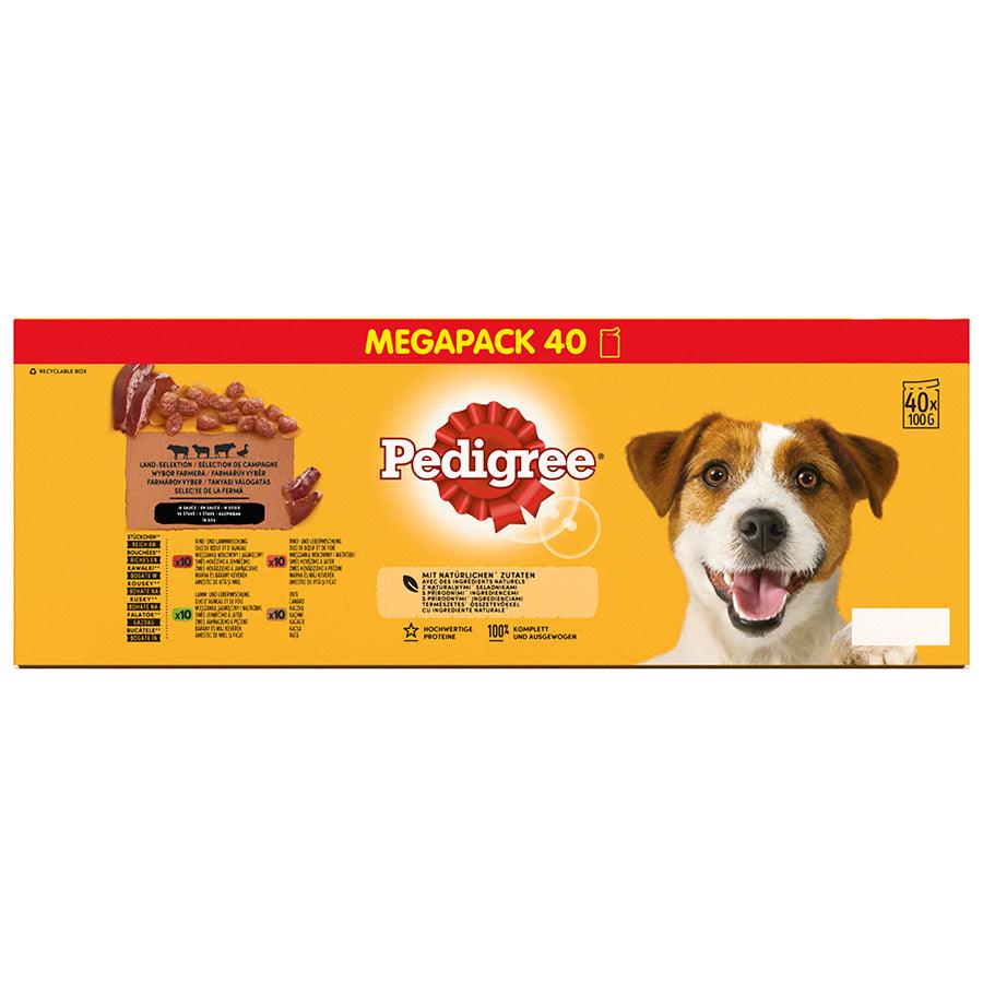 Pedigree Wet Adult Dog Food Mixed In Gravy